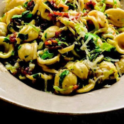 Orecchiette with Brussels Sprouts & Bacon Recipe
