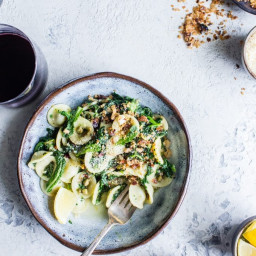 Orecchiette with Garlicky Kale and Breadcrumbs