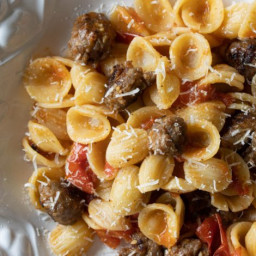 Orecchiette with Sausage and Tomatoes