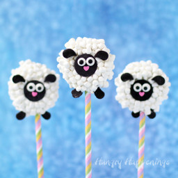 Oreo Lamb Lollipops - Cute Easter Treats