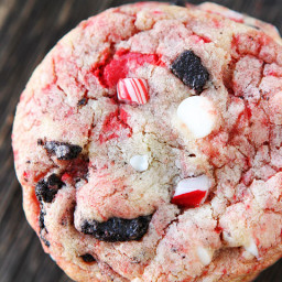 Oreo White Chocolate Pudding Peppermint Cookies