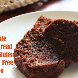 Organic Chocolate Zucchini Bread Recipe {Paleo, Gluten Free and Grain Free}