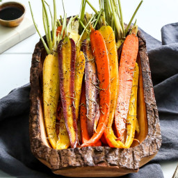Organic Rosemary Balsamic Roasted Carrots