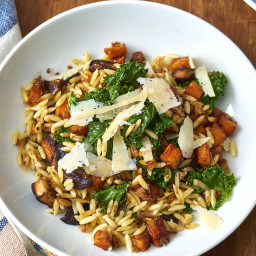 Orzo Caramelized with Fall Vegetables and Ginger