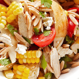 Orzo Chicken Salad with Avocado-Lime Dressing