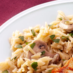 Orzo Pilaf with Mushrooms Recipe