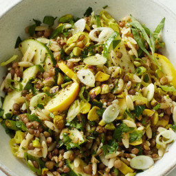 Orzo Salad With Lentils and Zucchini
