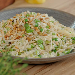 Orzo with Broad Beans, Peas, Lemon and Thyme