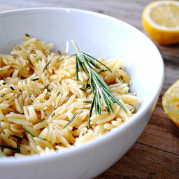 Orzo with Lemon and Rosemary