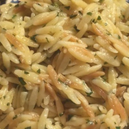 Orzo with Parmesan and Basil Recipe