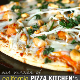 Our Version of California Pizza Kitchen’s Thai Chicken Pizza
