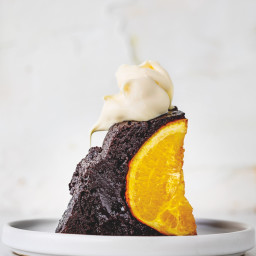 Our version of Jamie Oliver's chocolate-and-orange pudding
