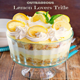 Outrageous Lemon Lovers Trifle