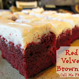 Outrageous Red Velvet Brownies