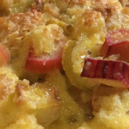Outstanding Rhubarb Bread Pudding Recipe