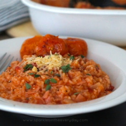 Oven-Baked Bacon and Tomato Risotto (GF)