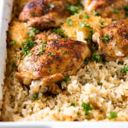 Oven Baked Chicken and Rice