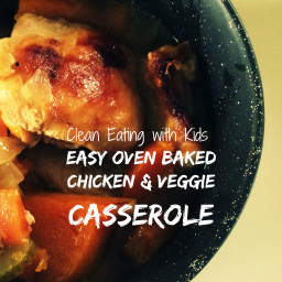 Oven Baked Chicken and Vegetable Casserole