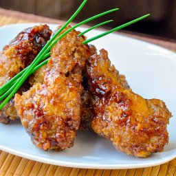 Oven Baked Double Crunch Kung Pao Wings
