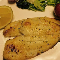Oven Baked Flounder Dinner-Quick and Easy