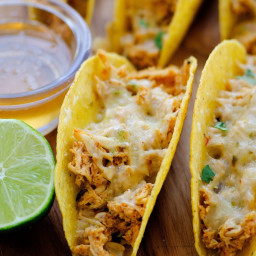 Oven Baked Honey Lime Chicken Tacos