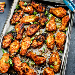 Oven Baked Korean Style Chicken Wings