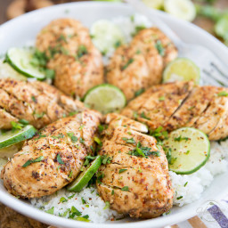 Oven Baked Lime and Pepper Chicken