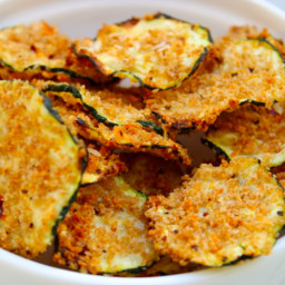 Oven Baked Zucchini Chips