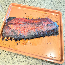 Oven barbecued ribs