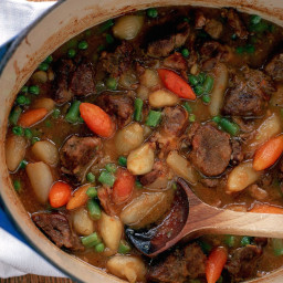 Oven-Braised Beef Stew Recipe Made with Beef Chuck