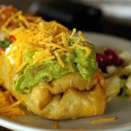Oven-Fried Chicken Chimichangas