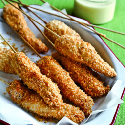Oven-Fried Chicken-on-a-Stick