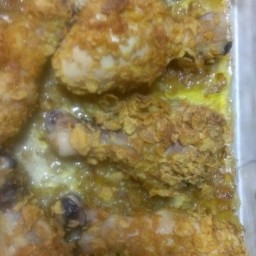 Oven-Fried Corn Flake Chicken