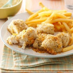 Oven-Fried Fish Nuggets Recipe