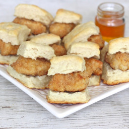 Oven-Fried Mini Chicken Biscuits