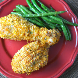 Oven Fried Panko Crusted Chicken
