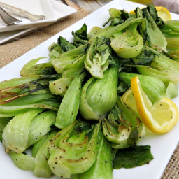 Oven-Roasted Baby Bok Choy Recipe
