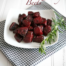 Oven Roasted Balsamic-Rosemary Beets