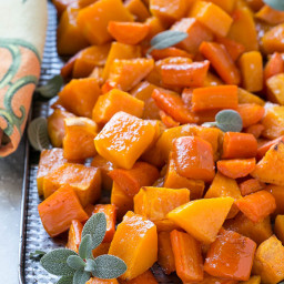 Oven Roasted Butternut Squash with Root Vegetables