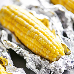 Oven Roasted Foil Wrapped Corn On The Cob