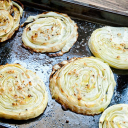 Oven Roasted Garlic Cabbage Recipe