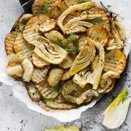Oven Roasted Potatoes and Fennel