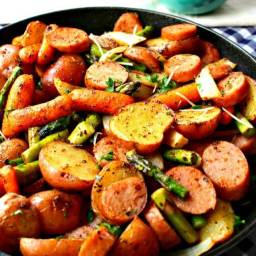 Oven Roasted Potatoes & Sausage Sheet Pan Dinner