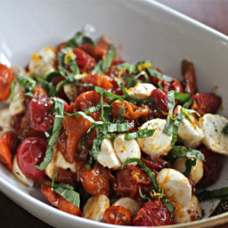 Oven-Roasted Tomato Caprese Salad Recipe