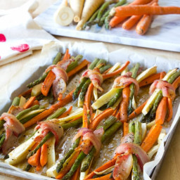 Oven Roasted Vegetables with Maple Glaze