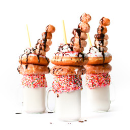 Over-the-Top Donut Milkshake Recipe