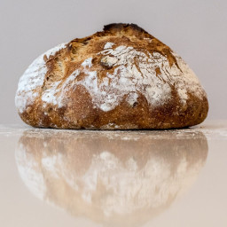 Overnight Artisan Style Walnut Bread