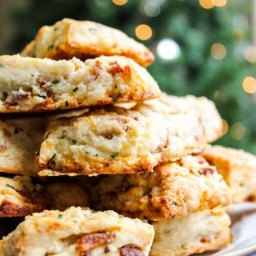 Overnight Bacon and White Cheddar Scones