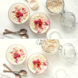 Overnight oats with instant oatmeal