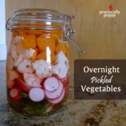 Overnight Pickled Vegetables